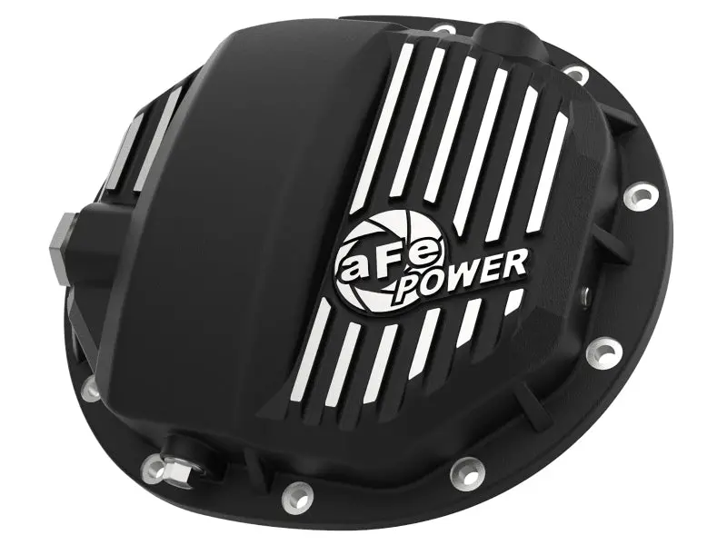 Afe Power Pro Series Rear Differential Cover For Gm Silverado/Sierra 1500 (2014–2019) – Black With Machined Fins, Aam 9.5/9.76 1