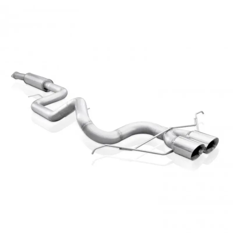 Stainless Works Cat-Back Exhaust System – 3-Inch Tubing, Vintage Round Muffler, 4-Inch Tips For 2013–2018 Ford Focus St 1