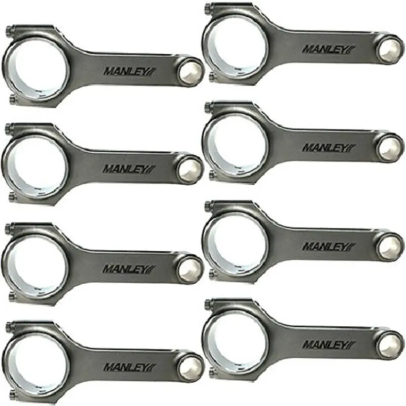 Manley Ls1 H-Beam Connecting Rods – 6.125-Inch Length With Arp 2000 Bolts For Chevy Small Block 1