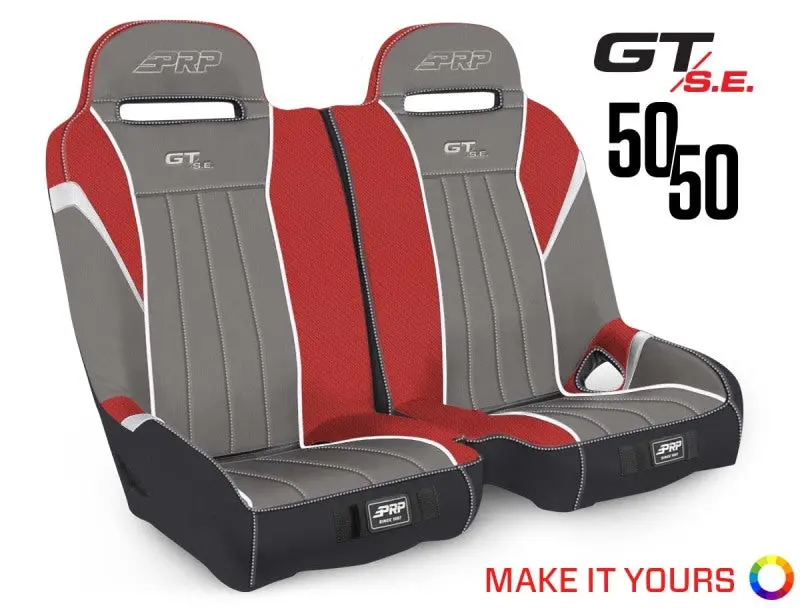 Prp Gt/S.E. 50/50 Split Front Bench Seat For Polaris Rzr S 900 / Xp 1000 / Turbo / Turbo S 1