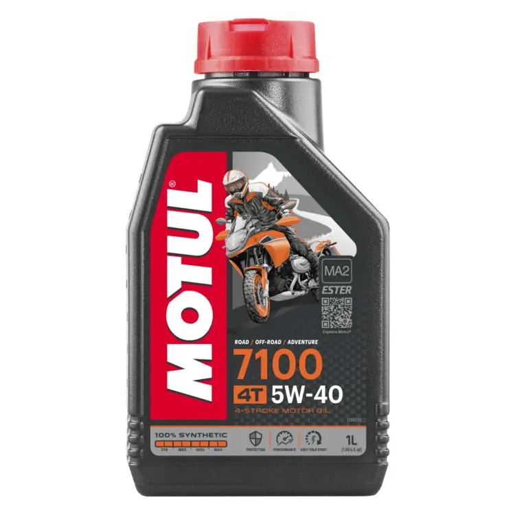 Motul 7100 5W-40 Full-Synthetic 4-Stroke Motorcycle Engine Oil 1