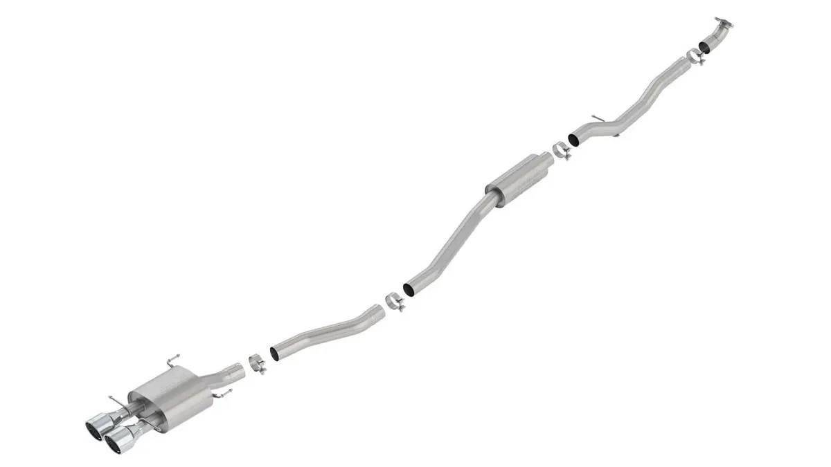 Borla S-Type Cat-Back Exhaust System – 2.75-Inch For 2017–2021 Honda Civic Si (1.5L Turbo) 1