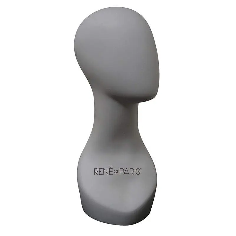 18" Grey Mannequin W/ Logo By Rene Of Paris 1