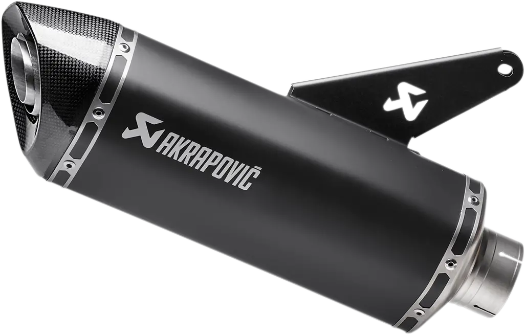Akrapovic Titanium Slip-On Muffler – S-D8So2-Hrbl, Diamond Black Finish 1