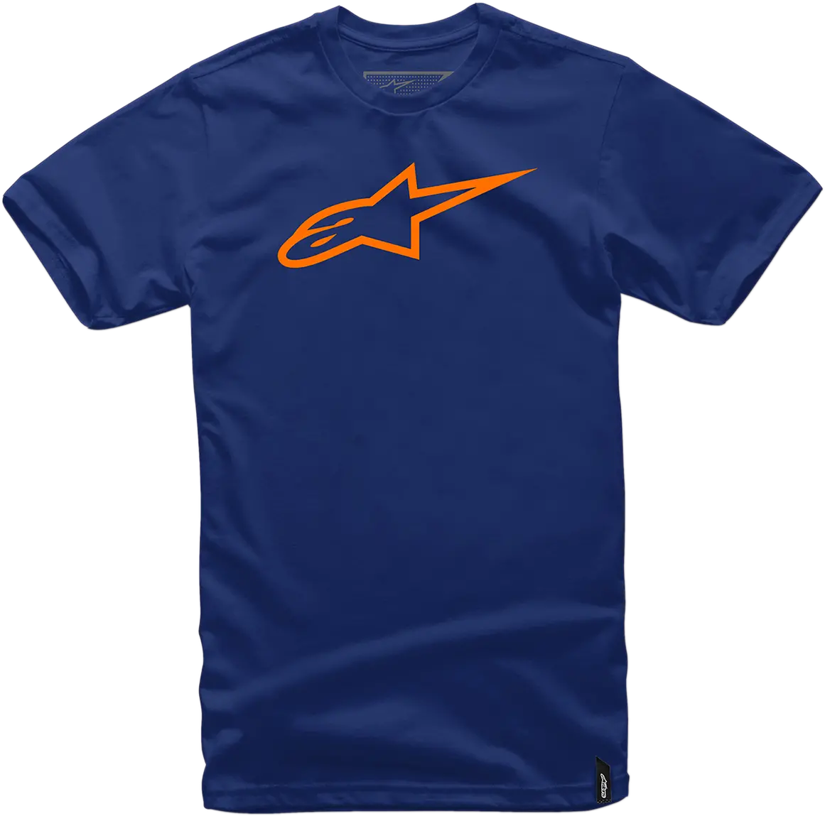 Alpinestars Ageless Crew Neck T-Shirt – Navy/Orange, Size Large (Model #1032720307032L) 1