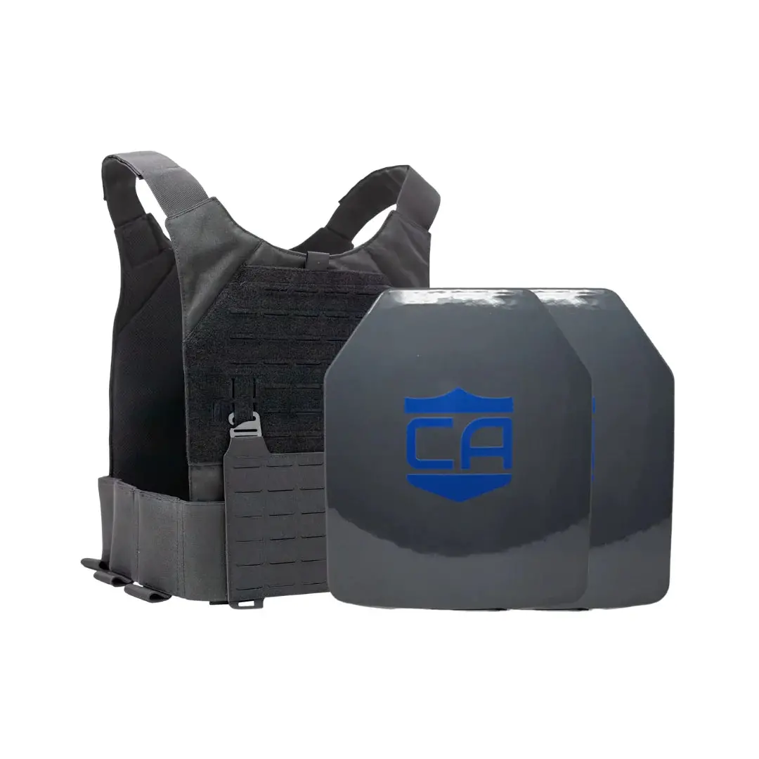 Caliber Armor Level Iiia/Hg2 Speed Plate Body Armor Package With Phantom Low-Profile Plate Carrier 1