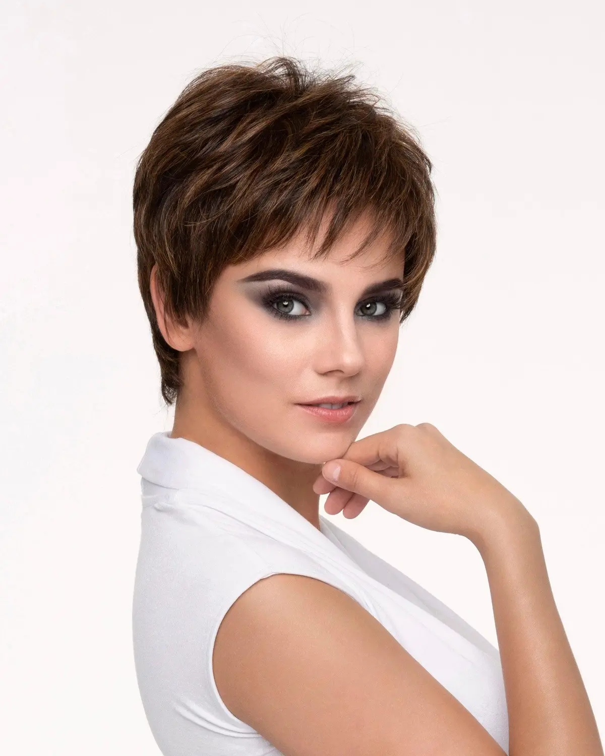 Destiny Wig By Envy | Human Hair Blend (Hand-Tied Mono Top) 1