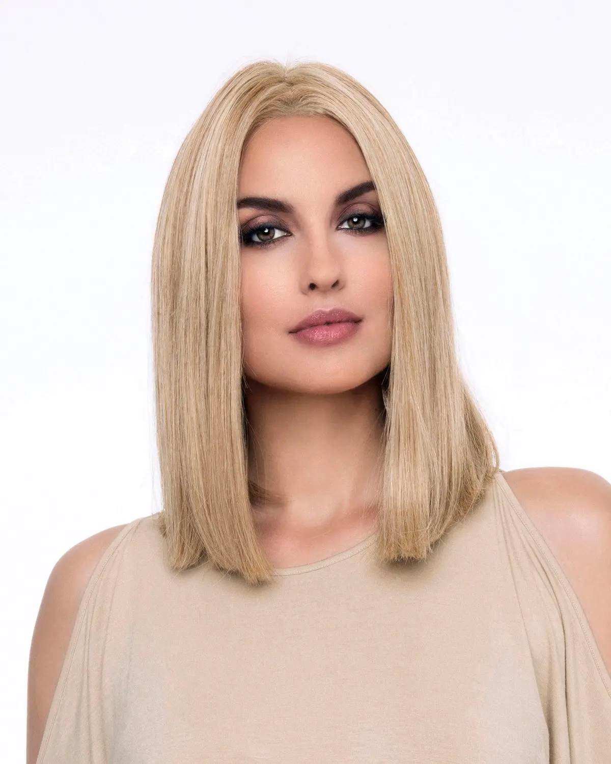 Chelsea Wig By Envy | Human Hair Blend (Hand-Tied Lace Front Mono Top) 1