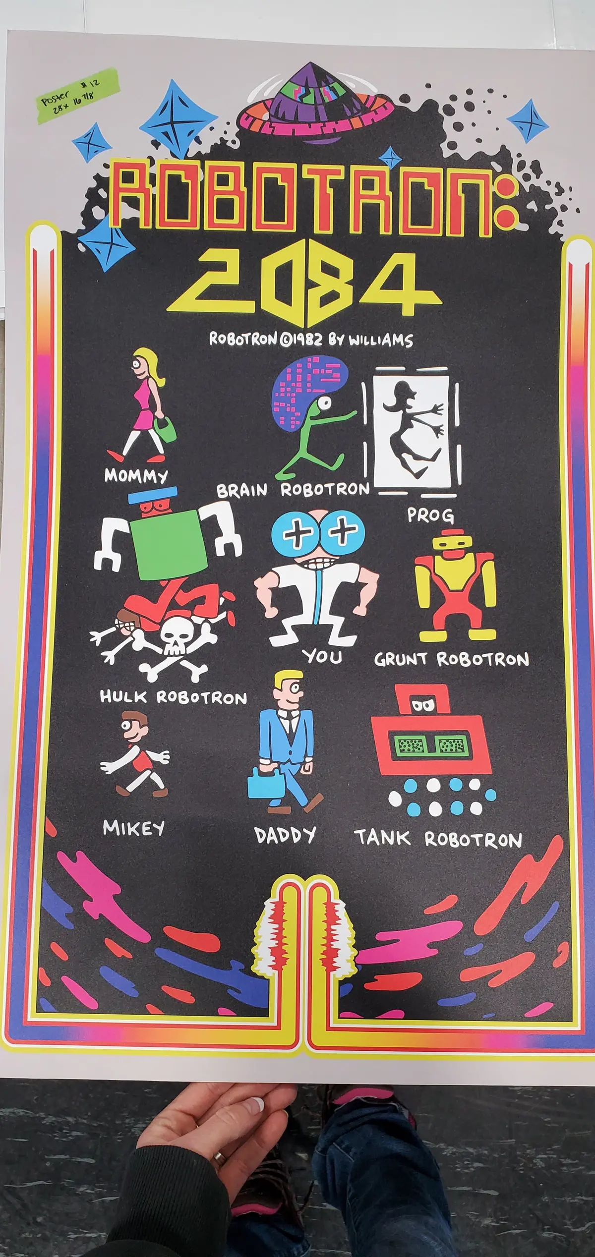 Robotron Poster- Blemishville 1