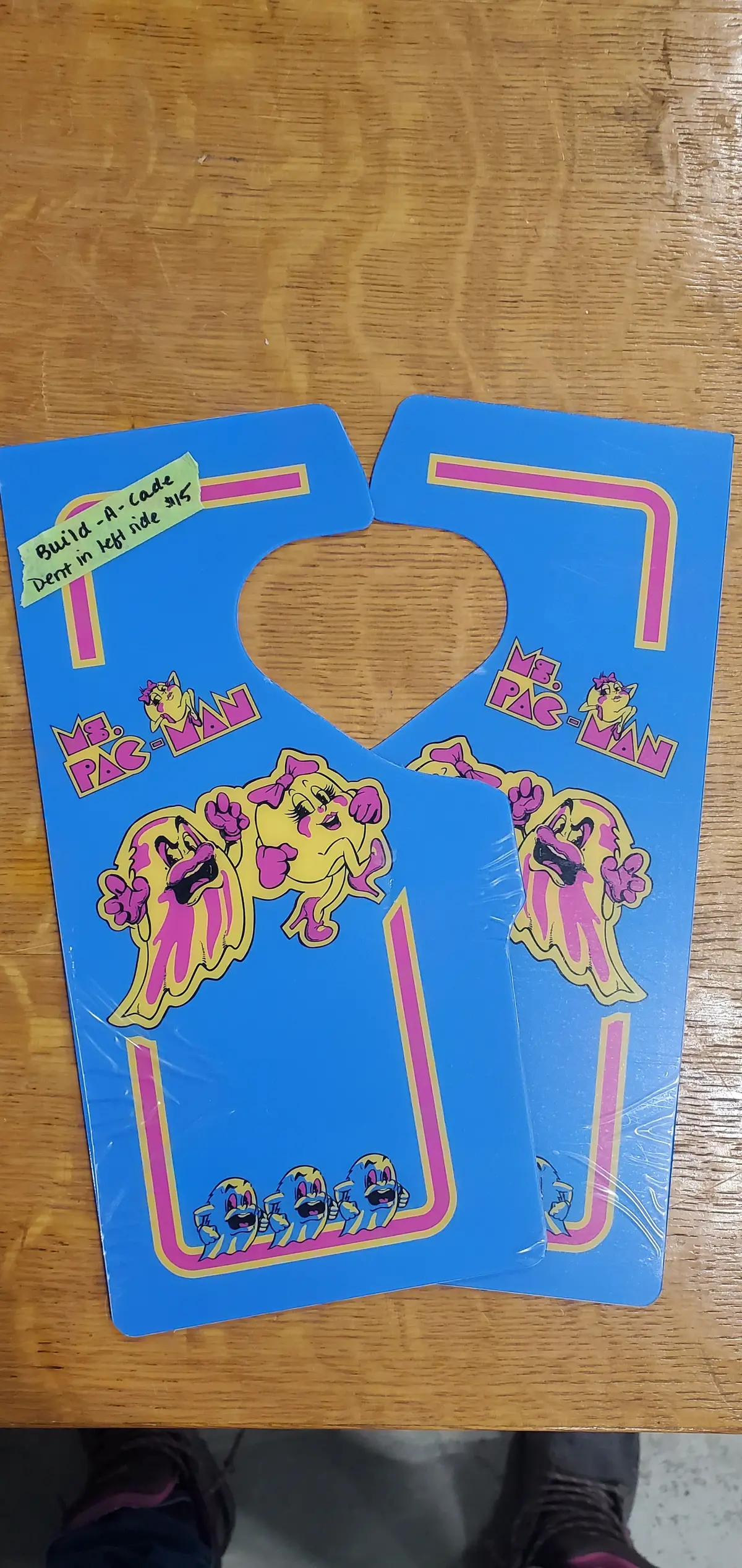 Ms Pacman Build-A- Cade Sides- Blemishville 1