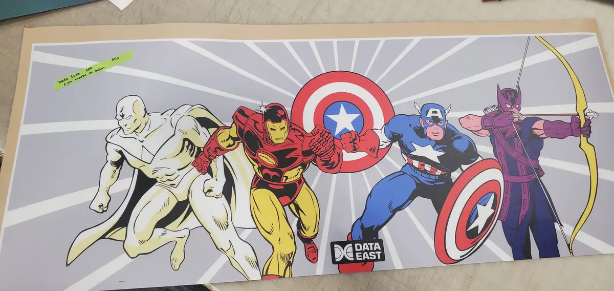 Captain America Data East Cpo- Blemishville 1