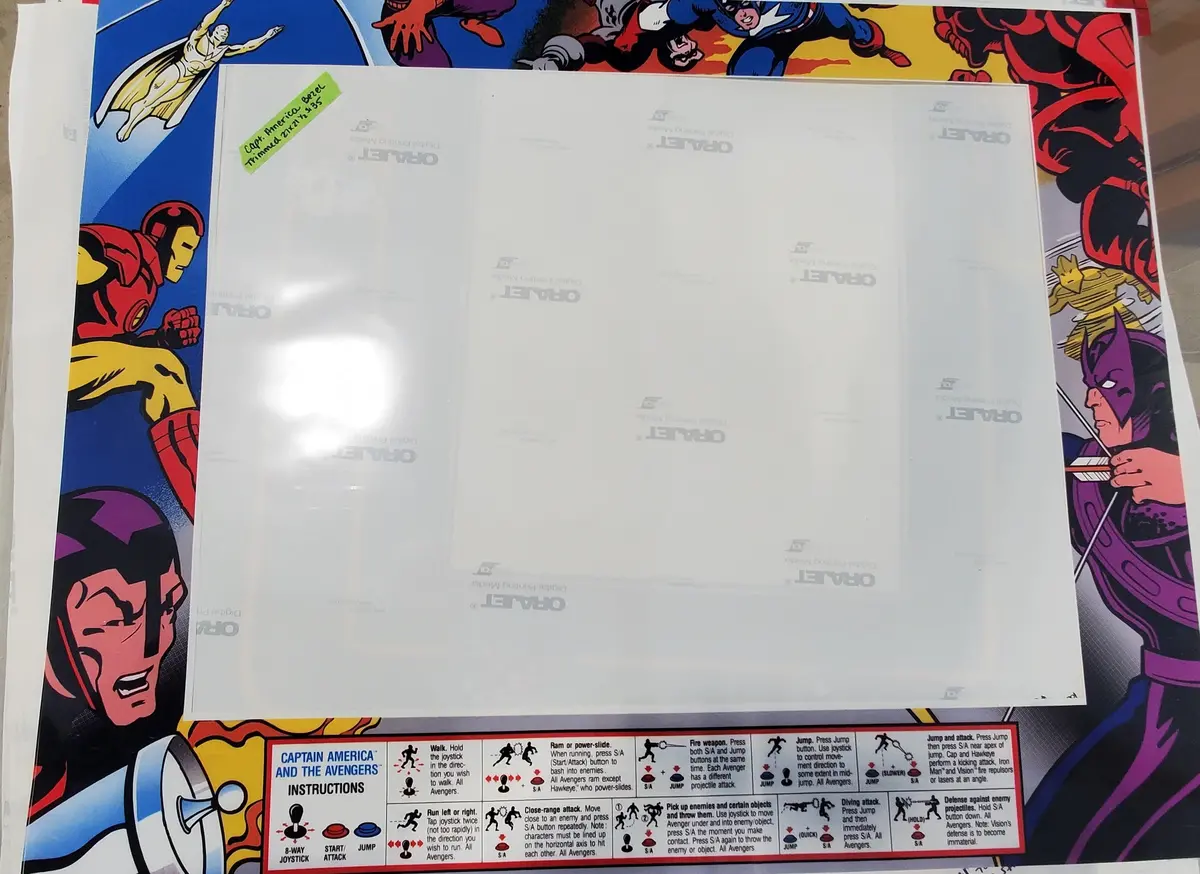 Captain America Bezel Print- Blemishville 1