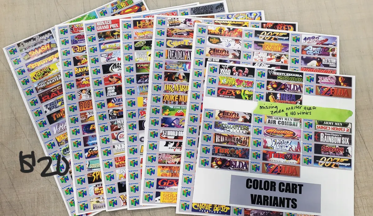 N64 Labels- Blemishville 1