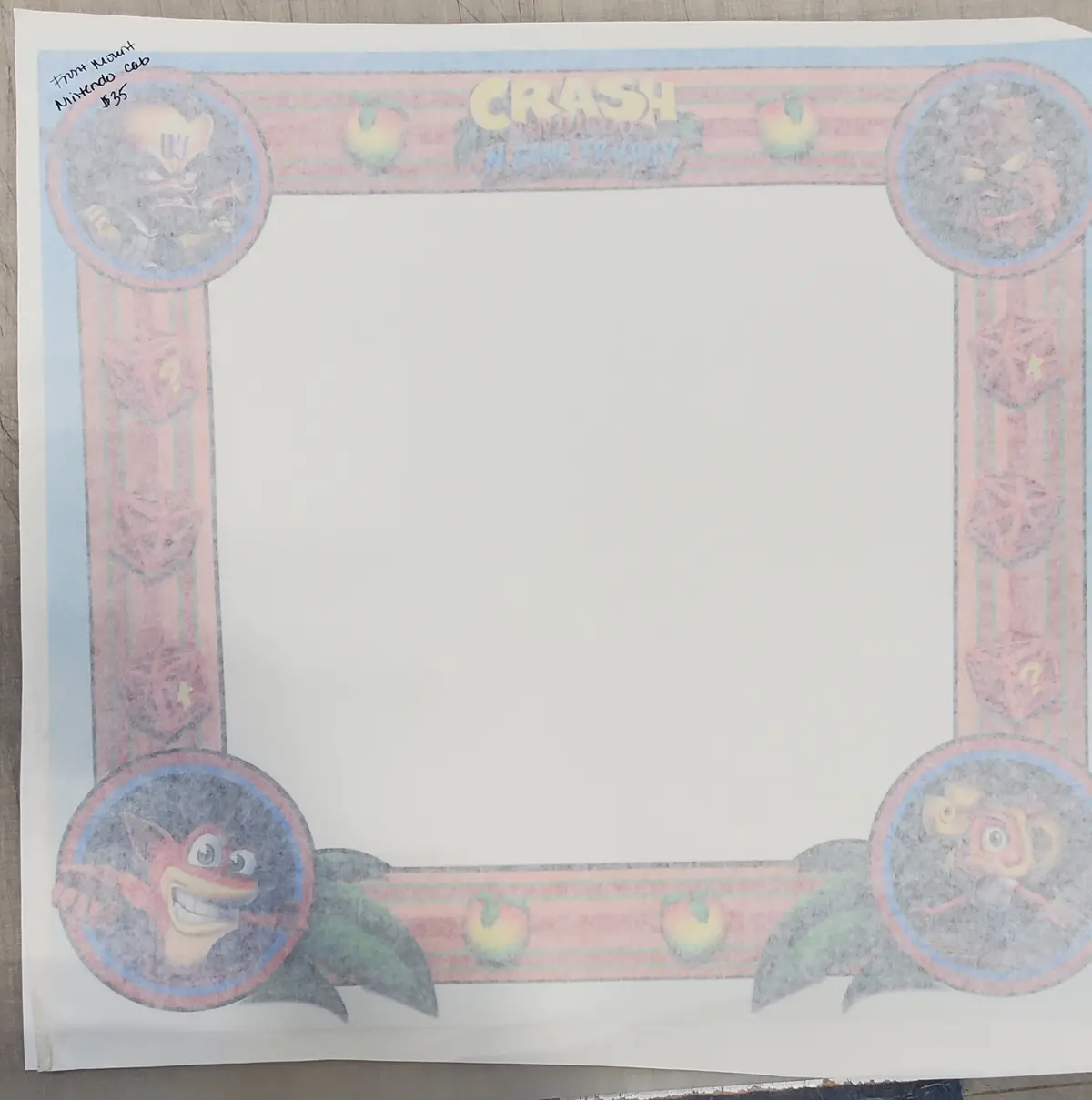 Crash Bandicoot Bezel- Blemishville 1