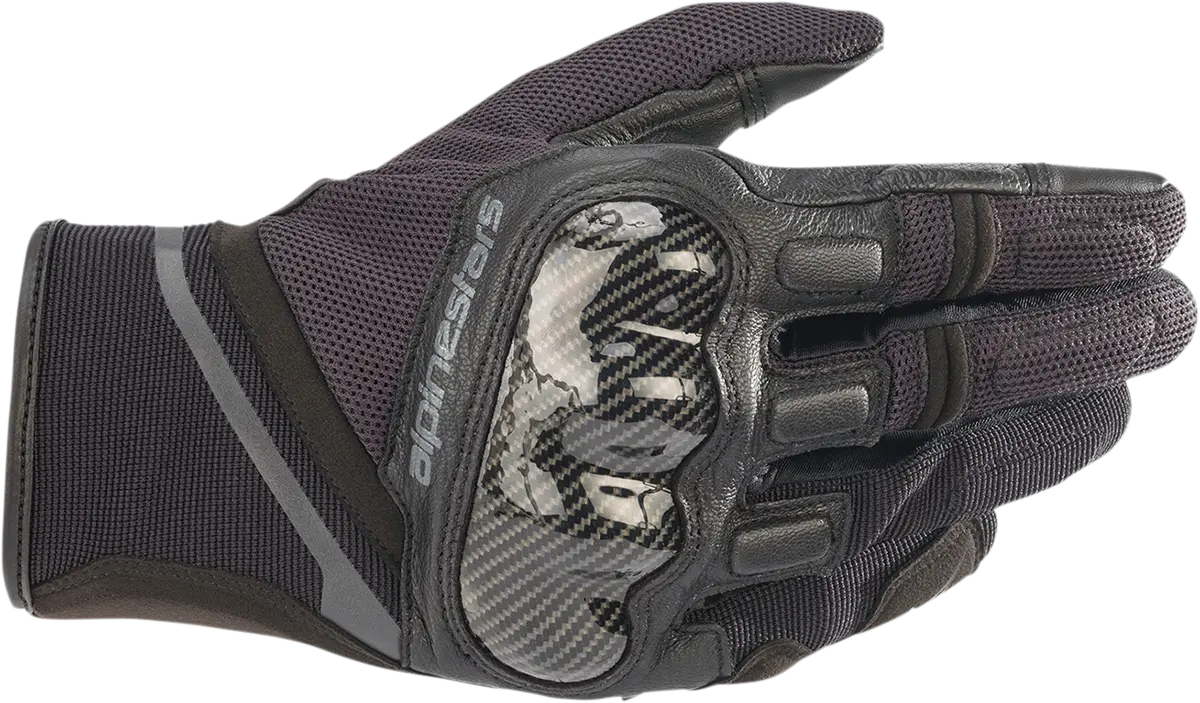 Alpinestars Chrome Motorcycle Gloves – Black/Gray, Medium (Model 3568721-1169-M) 1