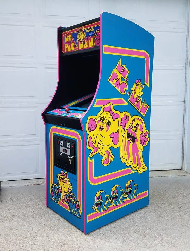 Ms. Pacman- Sides And Front Art 1