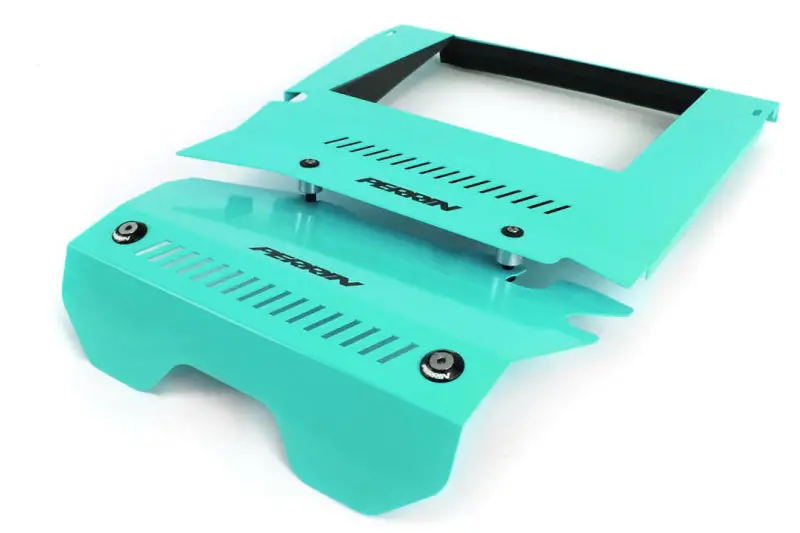 Perrin Engine Cover Kit For 2015–2019 Subaru Wrx – Hyper Teal Finish 1