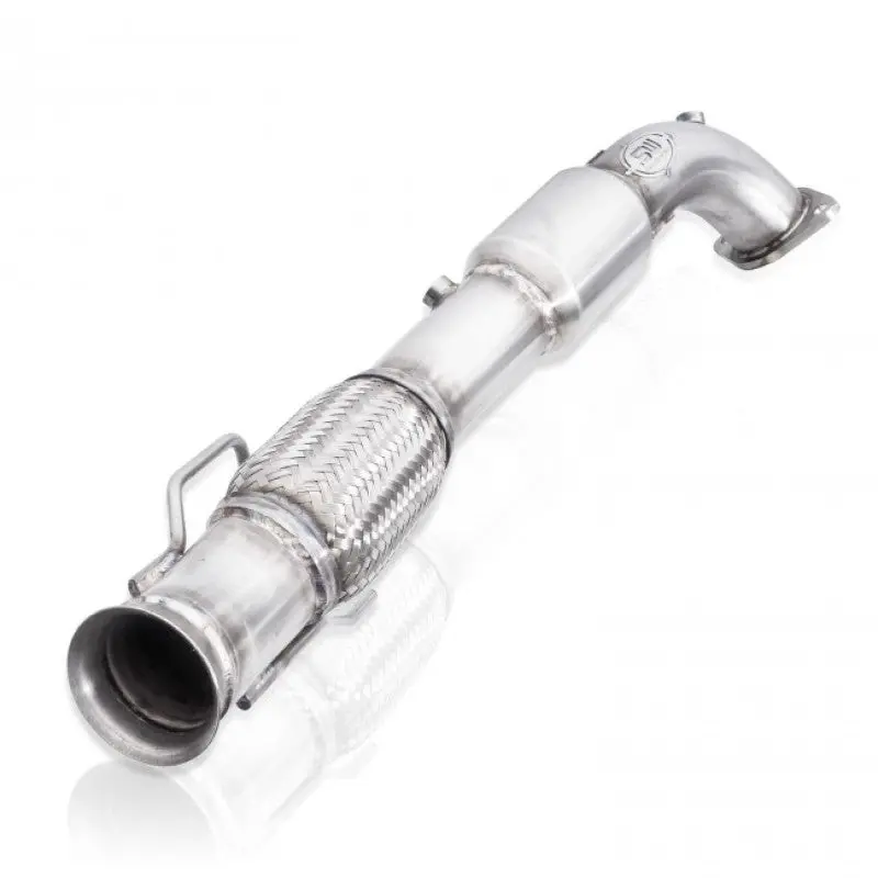 Stainless Works High-Flow Catalytic Downpipe For 2016–2018 Ford Focus Rs – 3-Inch Diameter, Factory-Compatible Flange 1