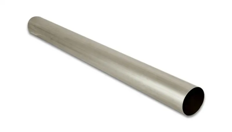 Vibrant Titanium Straight Exhaust Tube – 3" Od, 1-Meter Length 1