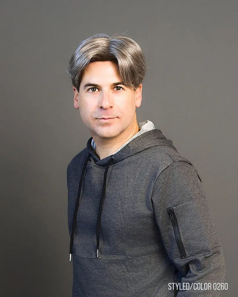 403 Mens System H By Wigpro: Mono-Top Human Hair 1
