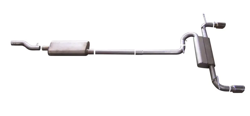 Gibson Dual-Split Cat-Back Exhaust System – Stainless Steel, 2.5-Inch Diameter, Fits 2007–2014 Ford Edge Se With 3.5L Engine 1