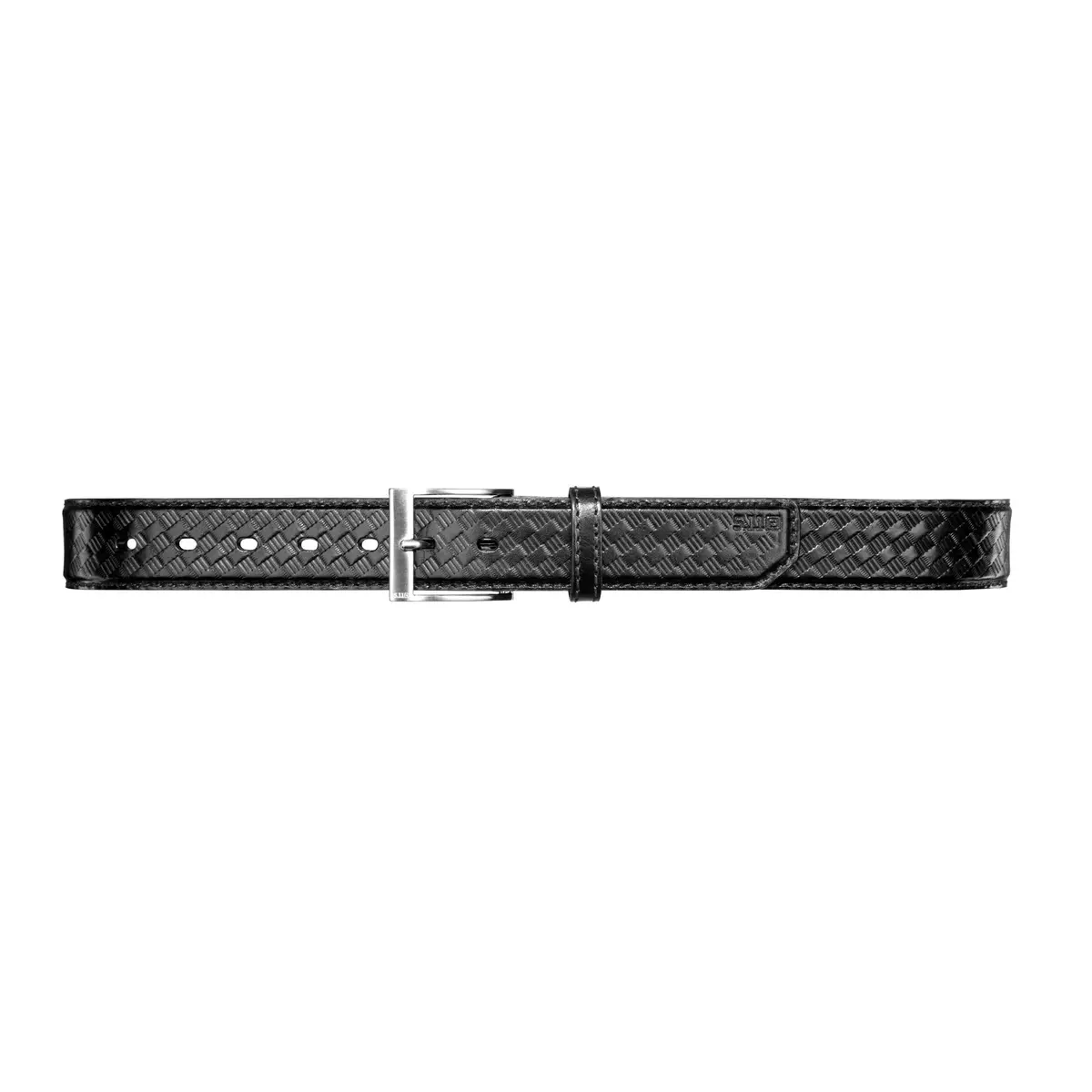 5.11 Tactical 1.5" Basketweave Leather Belt 1