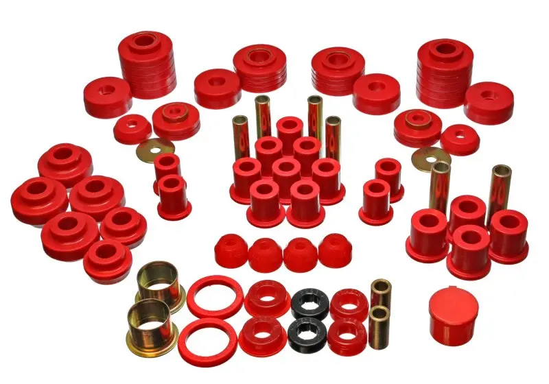 Energy Suspension Hyper-Flex Bushing Kit – Red, Full Set For 1980–1996 Ford F-150 Std/Extra Cab 1