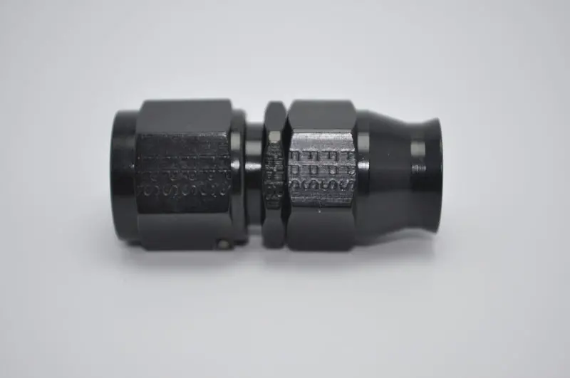 Fragola -10An Real Street Straight Stainless Steel Hose End – Black Anodized, For Ptfe Lines 1
