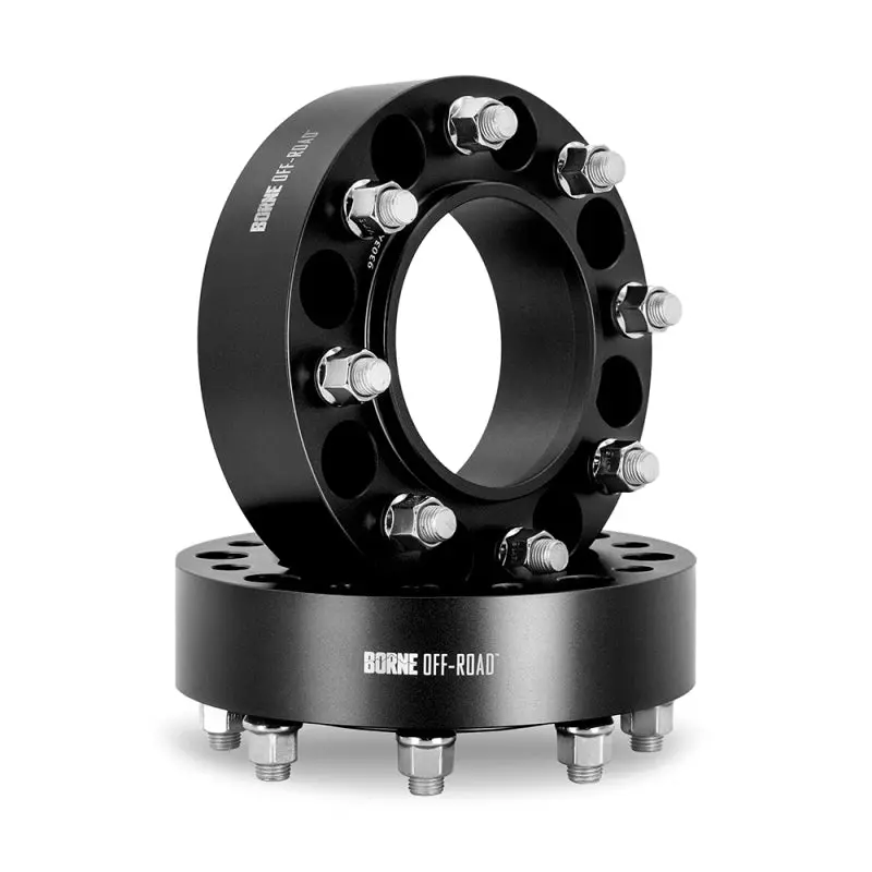 Mishimoto Off-Road Wheel Spacers – 6X139.7Mm Bolt Pattern, 78.1Mm Hub Bore, 50Mm Thickness, M14X1.5 Thread, Black Anodized 1