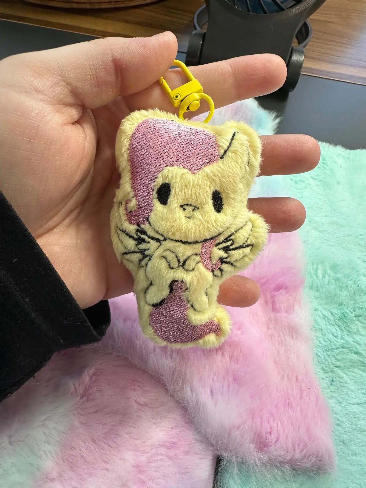 Quiet Rabbit Owner Keychain 1