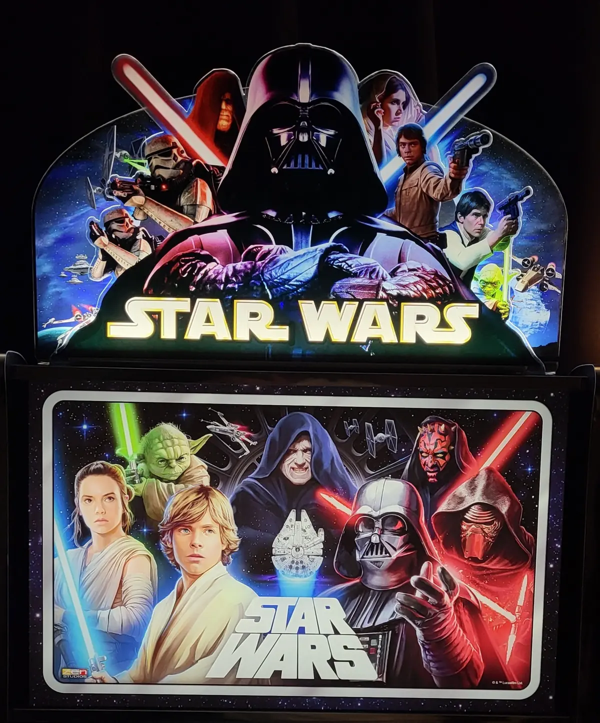 Arcade 1Up Star Wars Pinball Topper 1