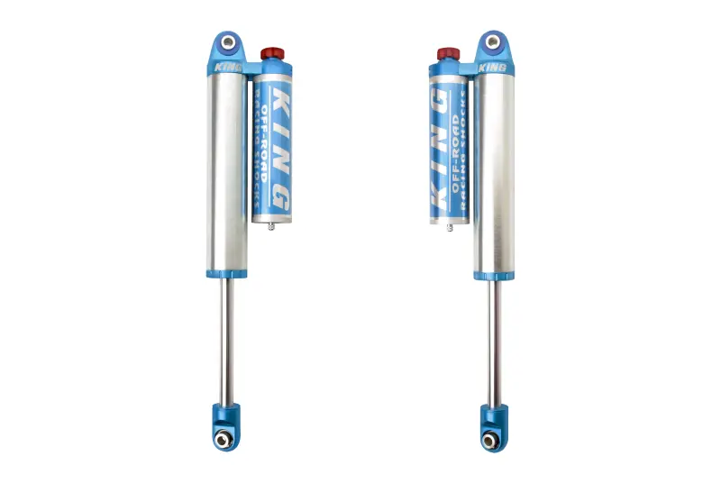 King 2.5" Piggyback Rear Reservoir Shocks With Adjustable Rebound For 2016+ Nissan Titan Xd 1