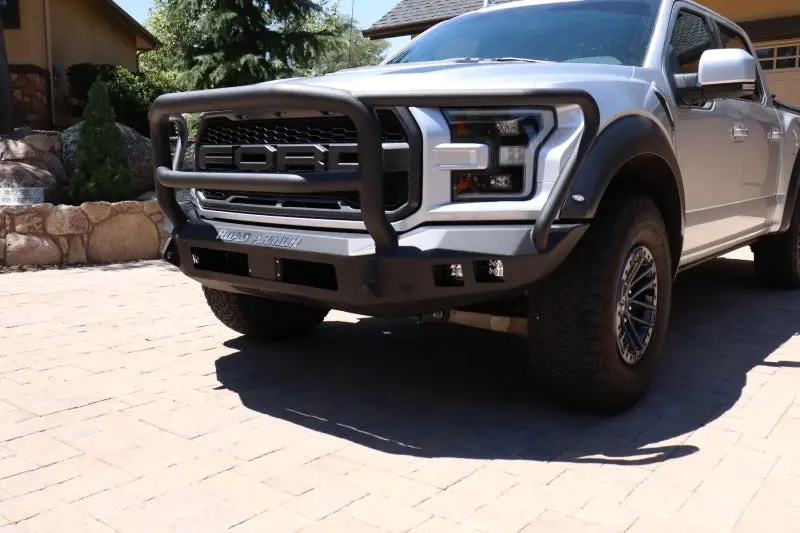 Road Armor Stealth Front Bumper With Lonestar Guard For 2017–2020 Ford Raptor – Textured Black 1