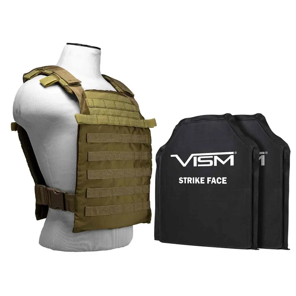Ncstar Fast Plate Carrier With 11"X14" Level Iiia Shooter's Cut 2X Soft Ballistic Panels 1