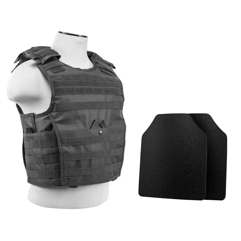 Ncstar Expert Plate Carrier With 10"X12" Level Iiia Shooter's Cut 2X Hard Ballistic Plates 1