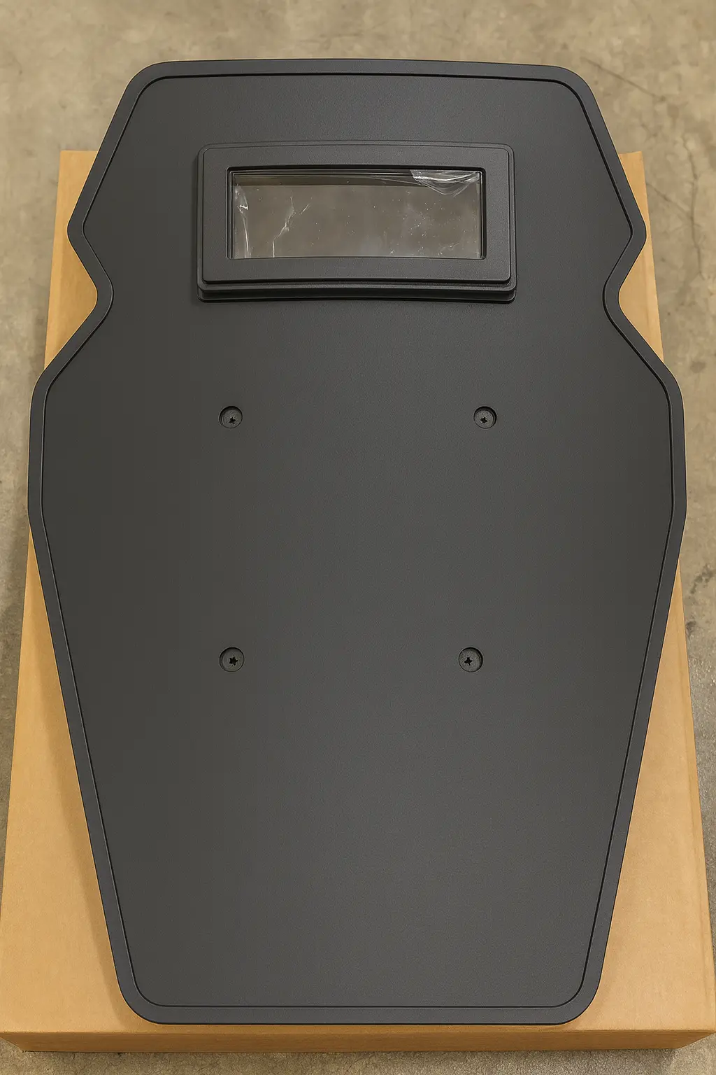 Longfri Technologies Co. Level Iii Lightweight Shield With Viewport - Peanut Shape, Flat 1