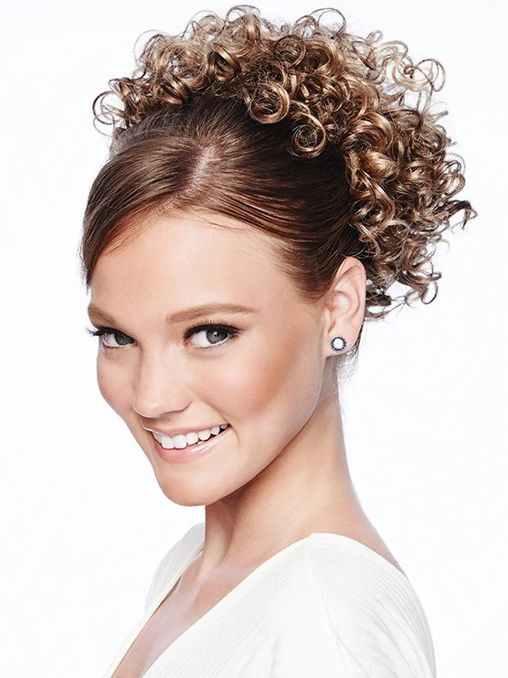 Cheer Dance Curls Synthetic Wig – Bouncy Heat-Friendly Curly Hair 1