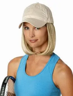 Classic Hat Beige By Henry Margu | Cotton Cap W/ Synthetic Hair 1