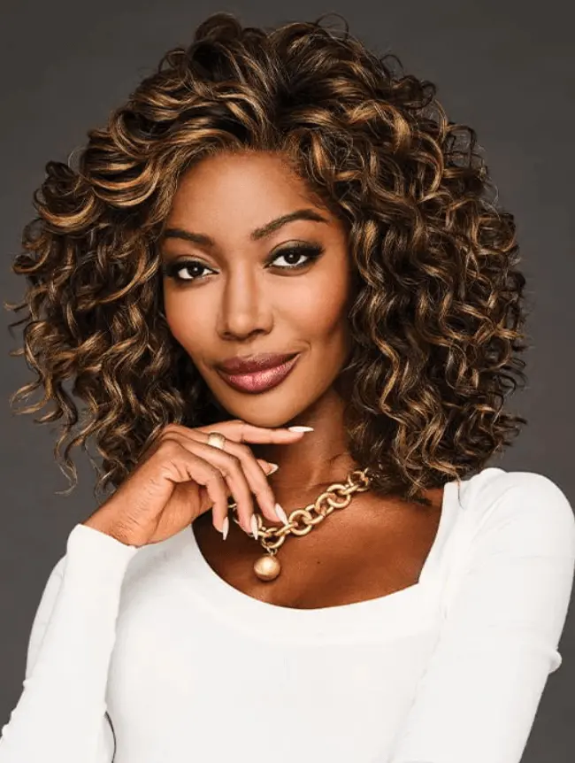 Click, Click, Flash Wig By Raquel Welch | Heat Friendly Synthetic Curly Lace Front 1