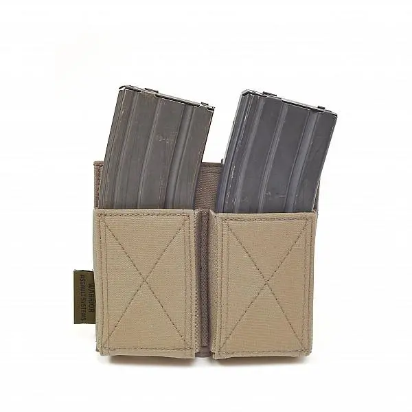 Warrior Assault Systems Double Elastic M4 & Ak Mag Pouch 2