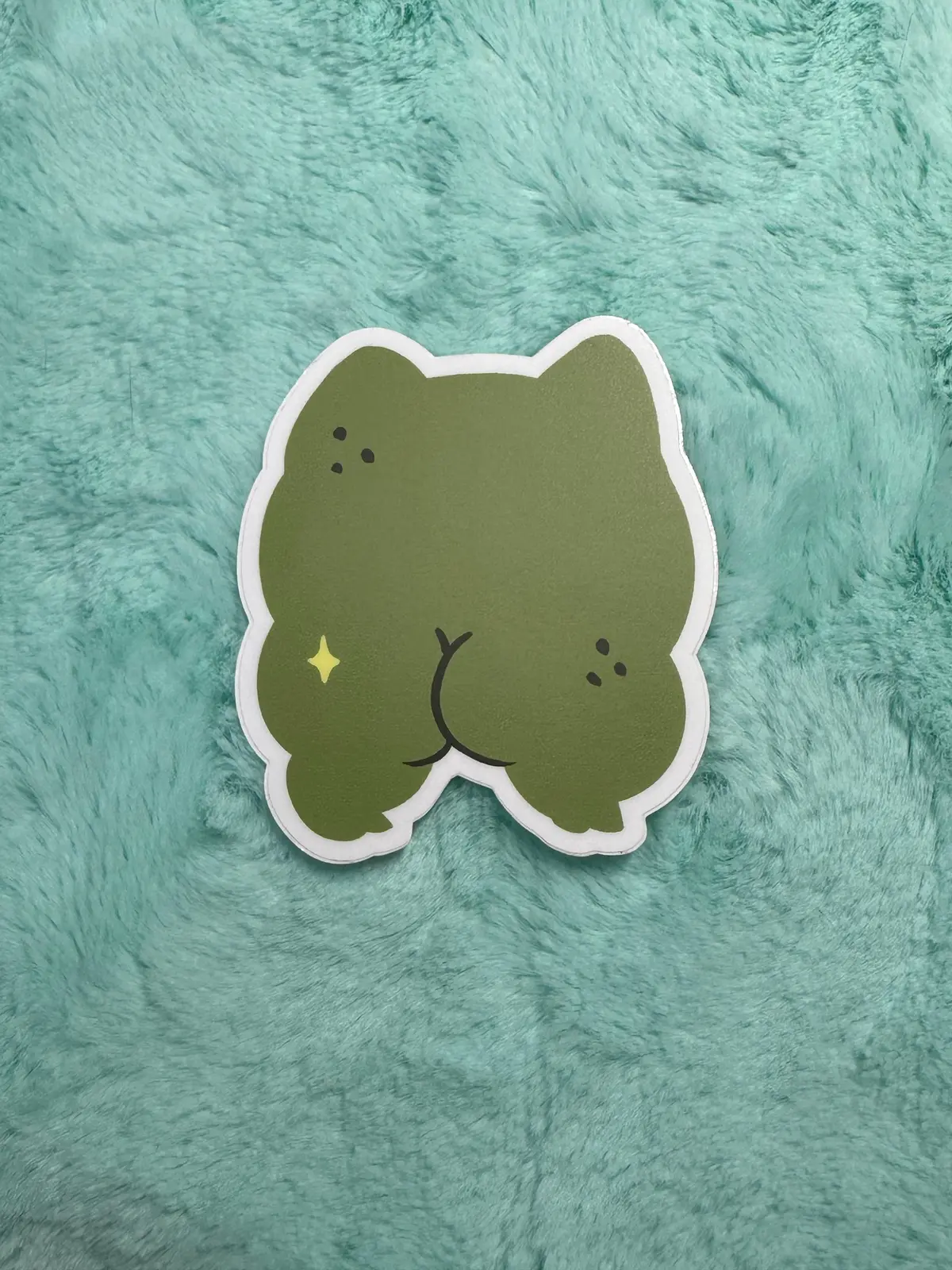 Butt Frog Sticker 1