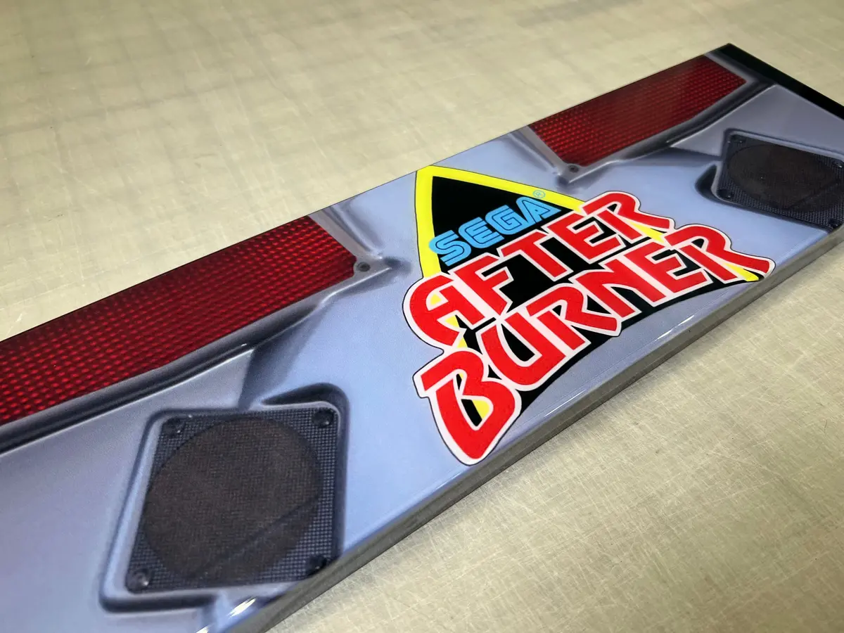 Blemishville After Burner Arcade 1Up Slip On Marquee 1