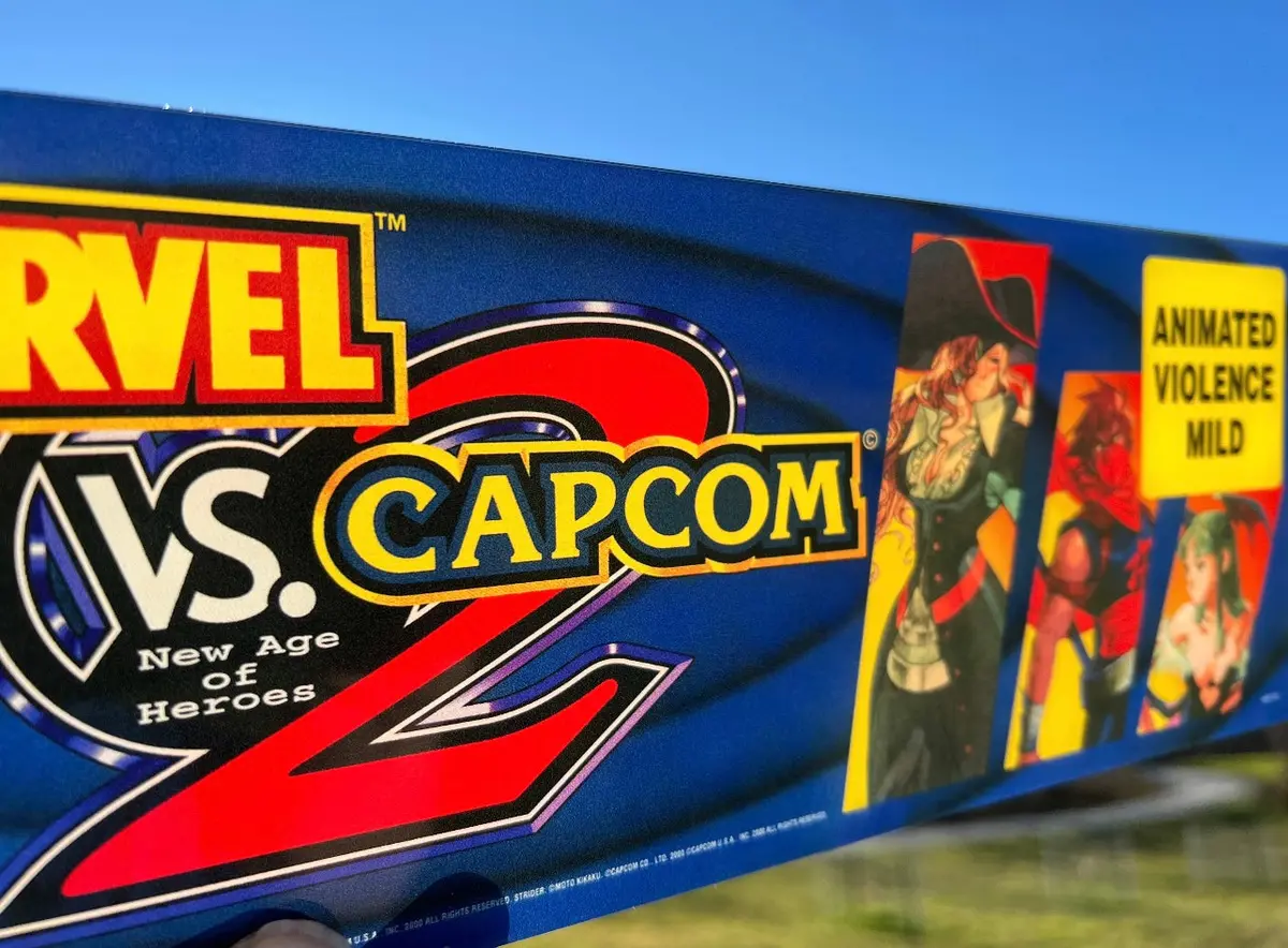 Arcade 1Up Marvel Vs Capcom 2 X-Men '97 Marquee 1