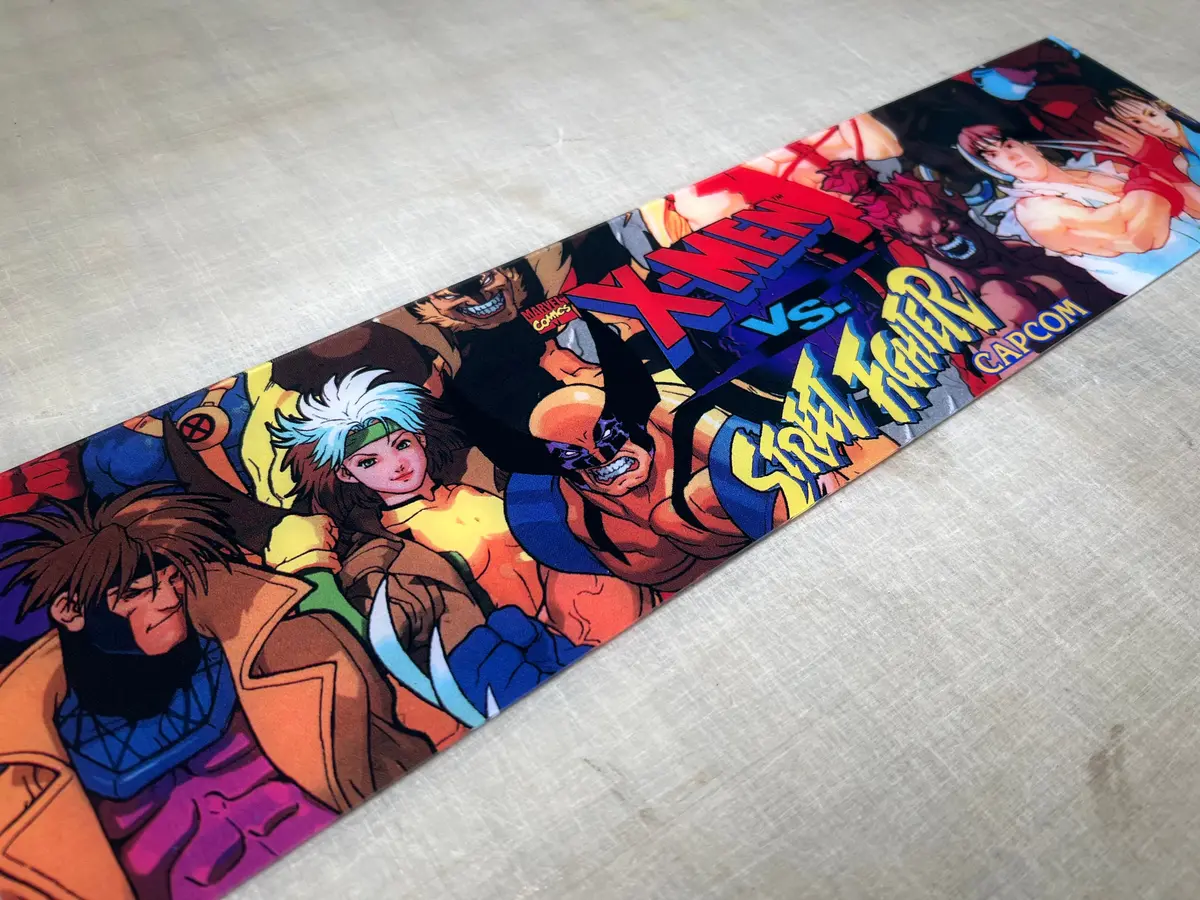 Arcade 1Up X-Men Vs. Street Fighter '97 Or Deluxe Replacement Marquee 1