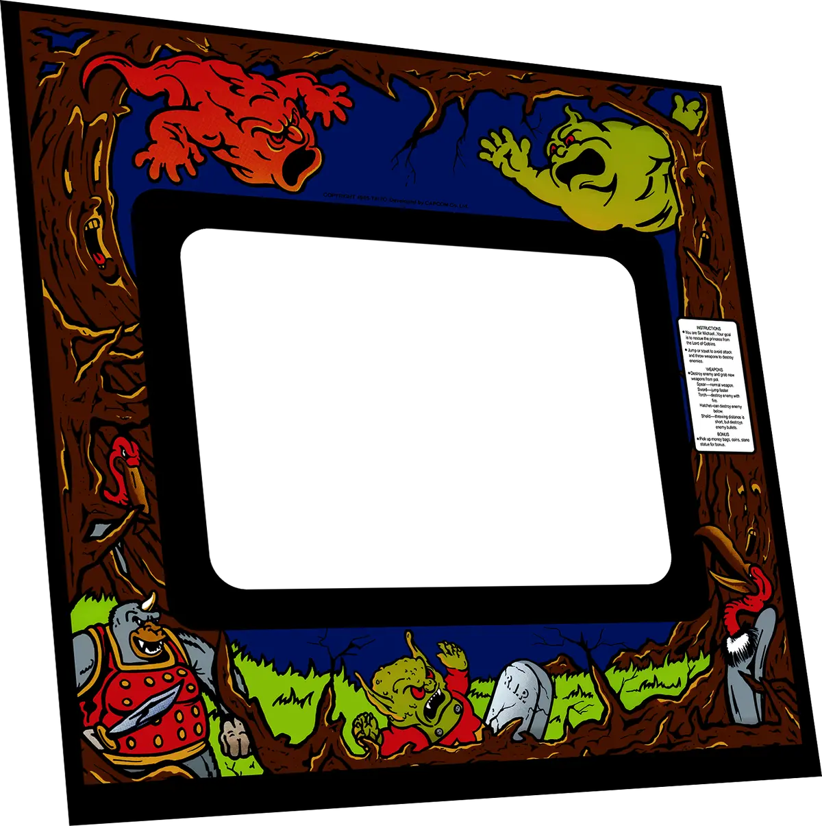 Ghosts N Goblins Bezel 1