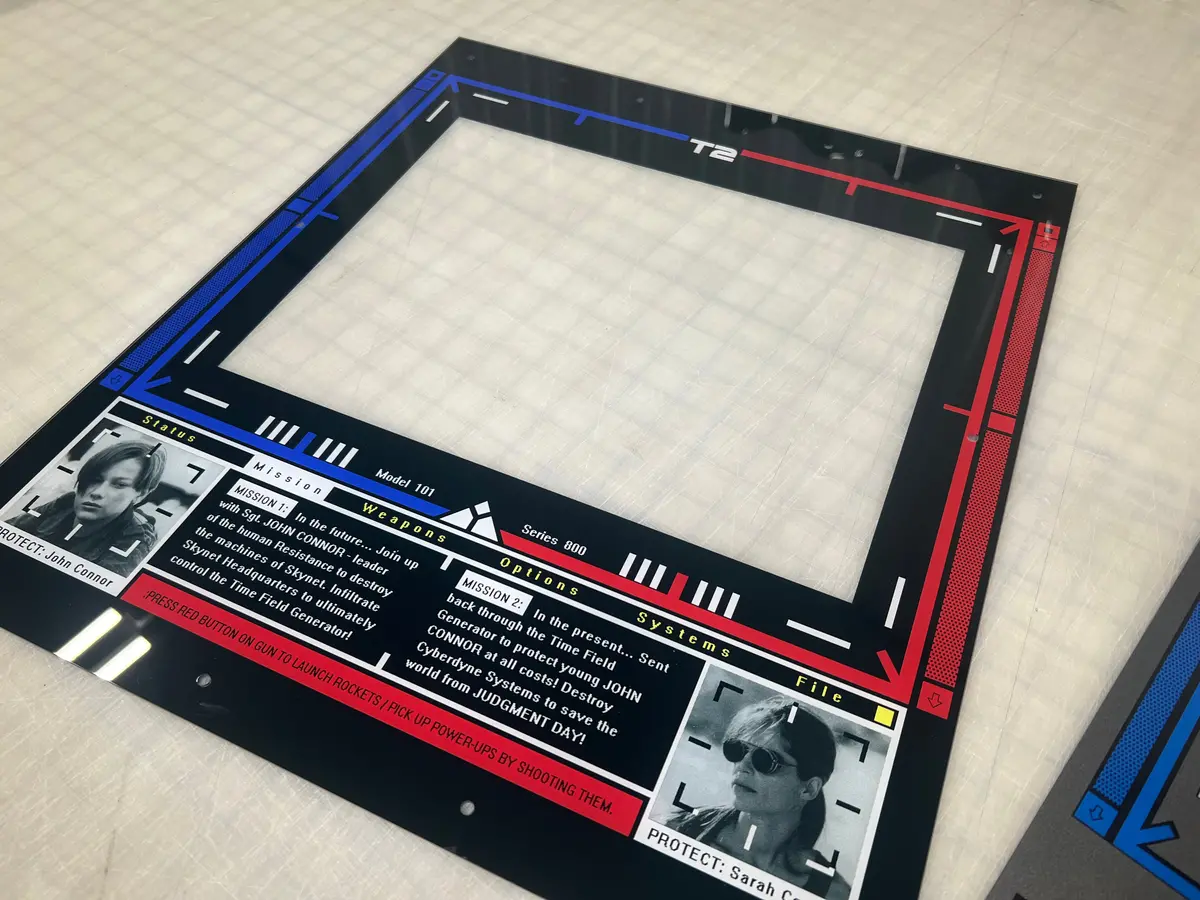 Arcade 1Up Terminator 2 Bezel 1