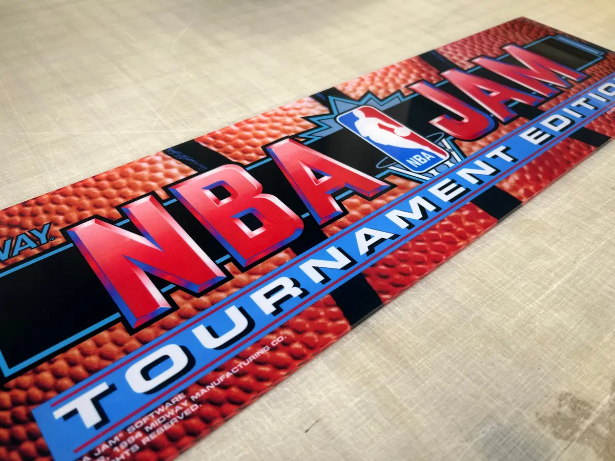 Nba Jam Tournament Edition Marquee Full Size Cabinet 1