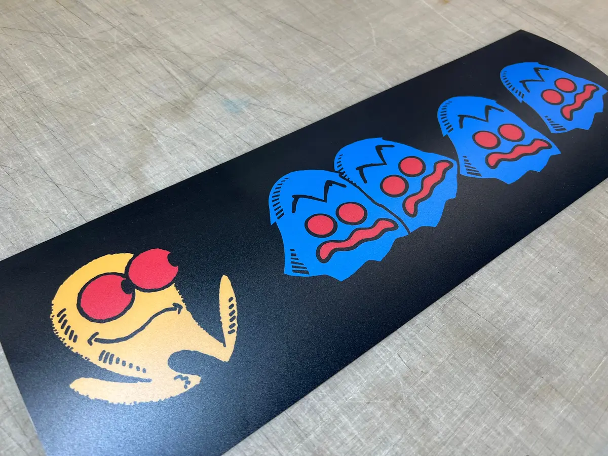 Arcade 1Up Pacman "Cabaret Chase" J-Panel Graphic 1