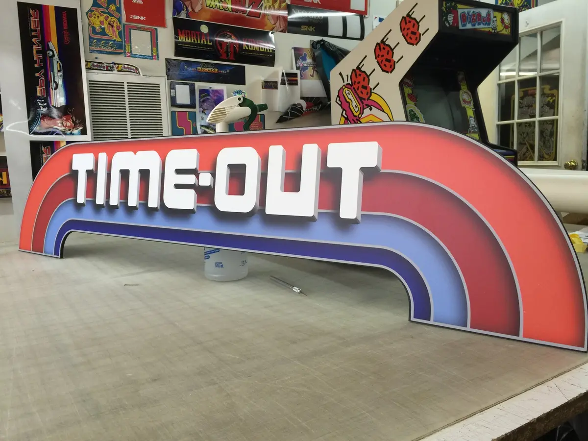 Time Out Pvc Sign 1