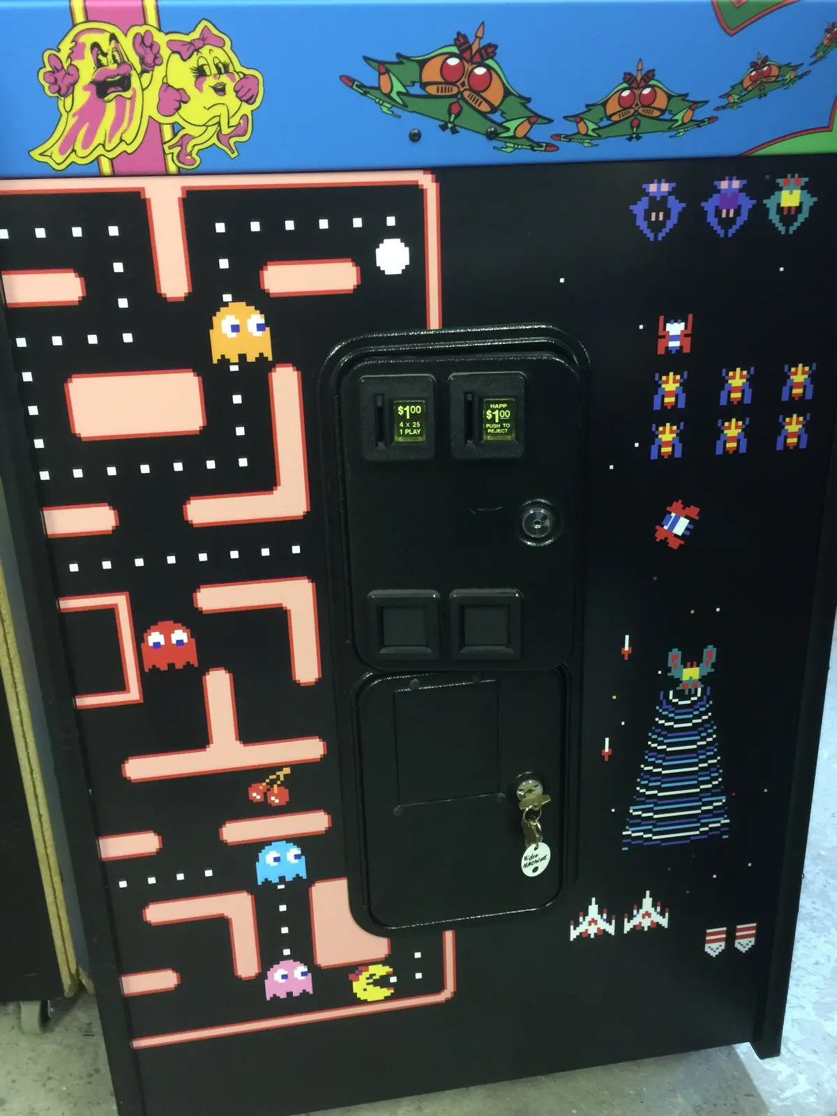 Ms. Pacman Galaga Anniversary Front Art 1